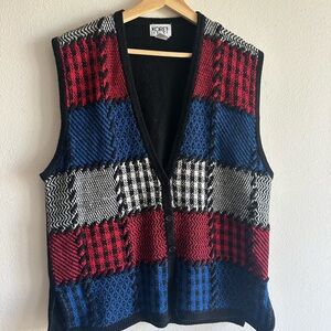 Koret Men's Multicolor Patchwork Vest